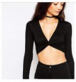 Twisted-Front Croptop